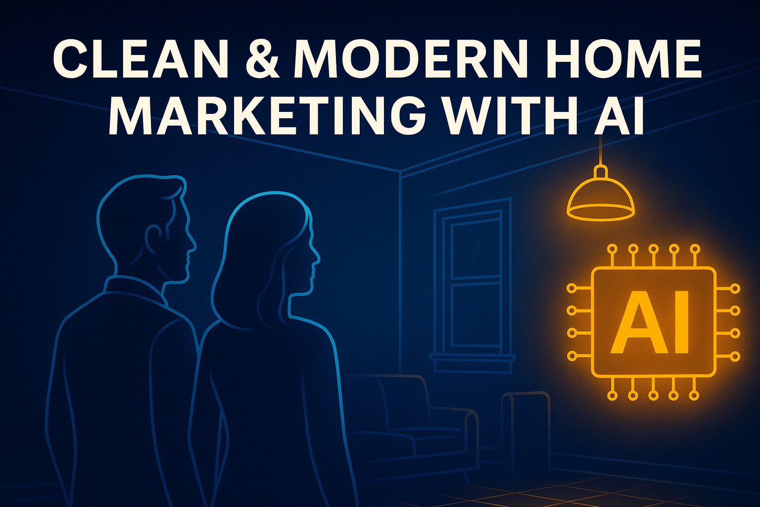 Clean and modern home marketing with AI course image